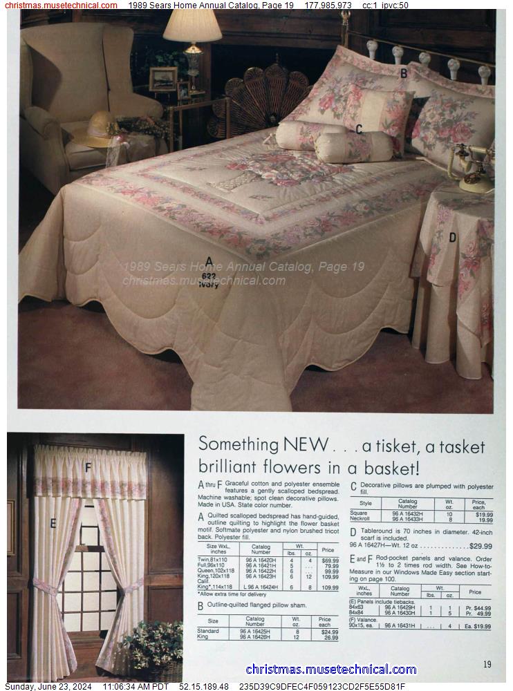 1989 Sears Home Annual Catalog, Page 19