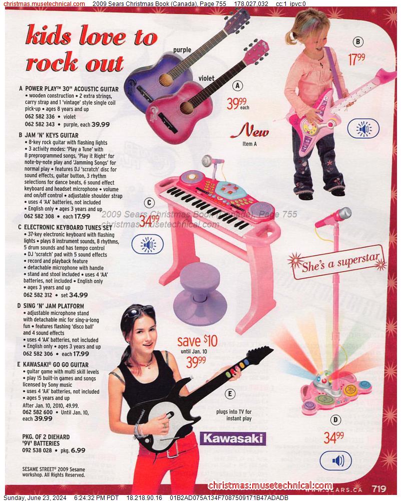 2009 Sears Christmas Book (Canada), Page 755