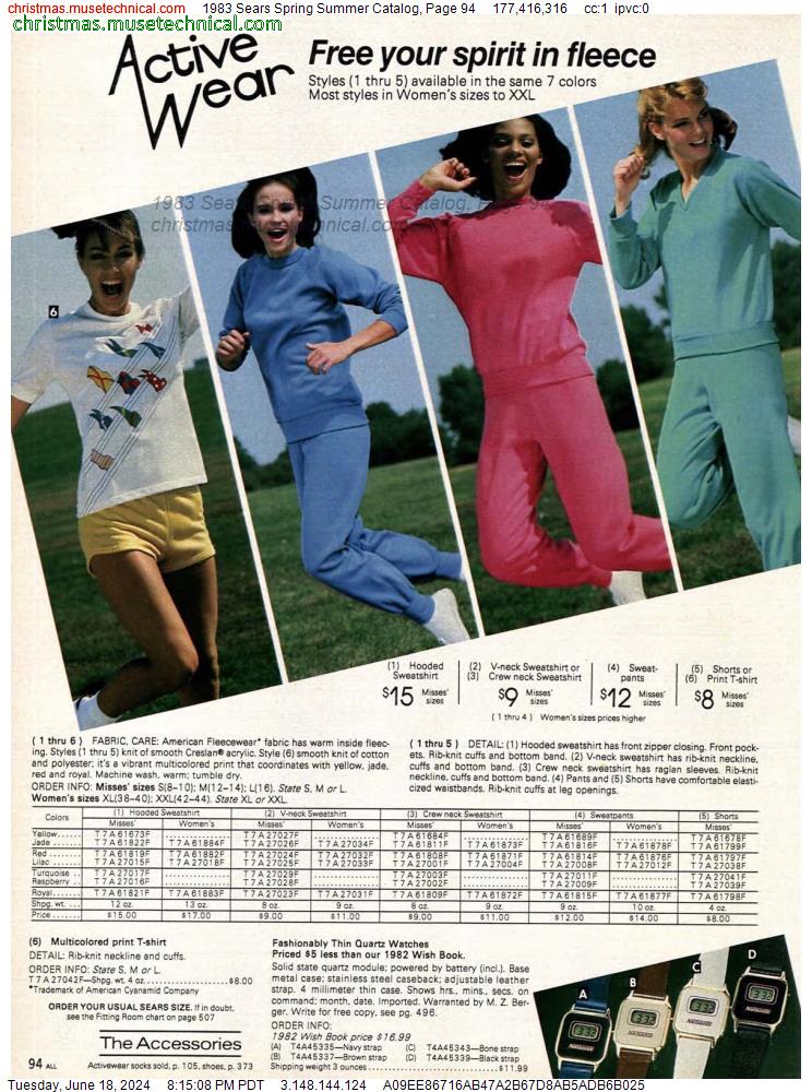 1983 Sears Spring Summer Catalog, Page 94
