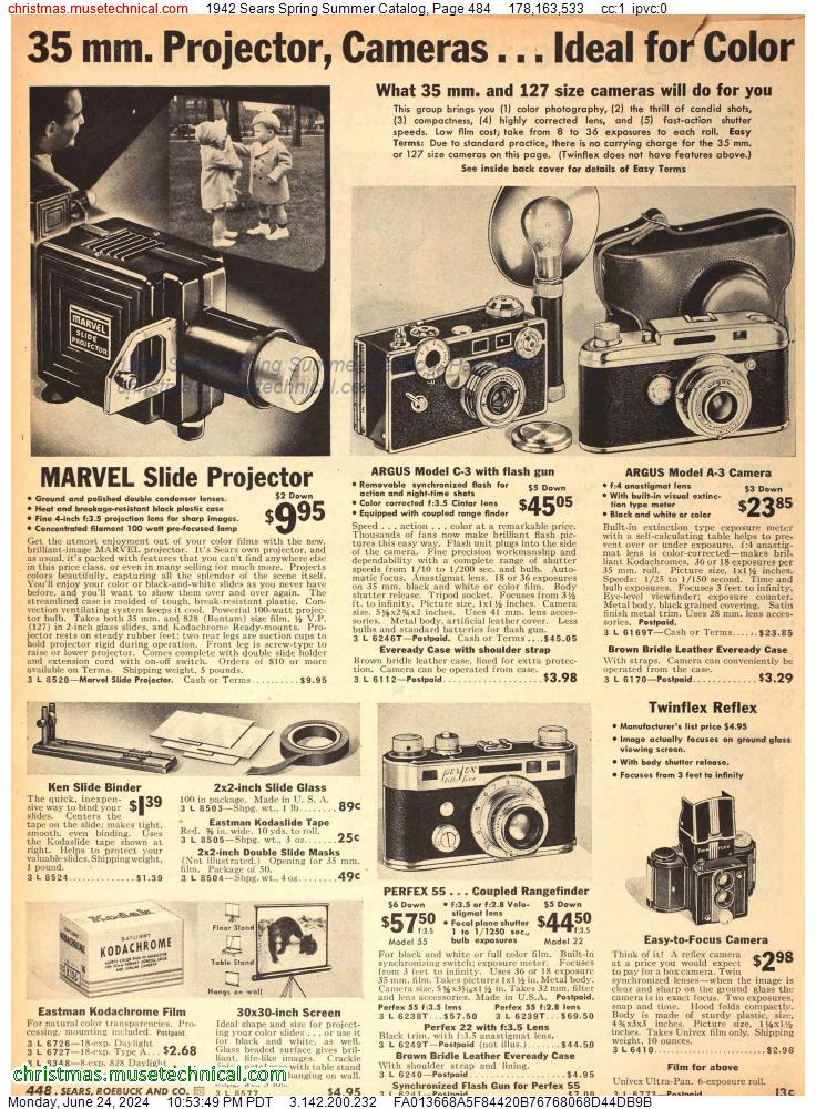 1942 Sears Spring Summer Catalog, Page 484