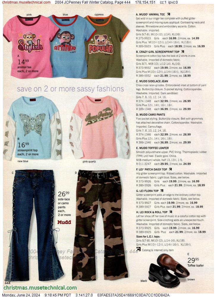 2004 JCPenney Fall Winter Catalog, Page 444