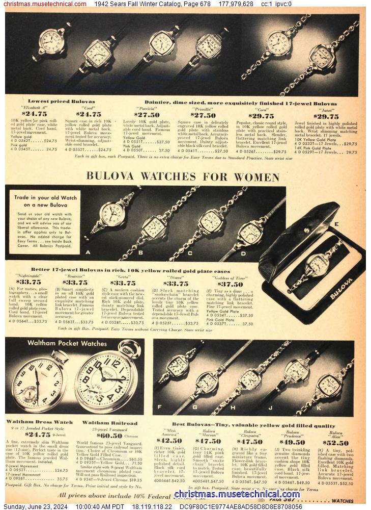 1942 Sears Fall Winter Catalog, Page 678