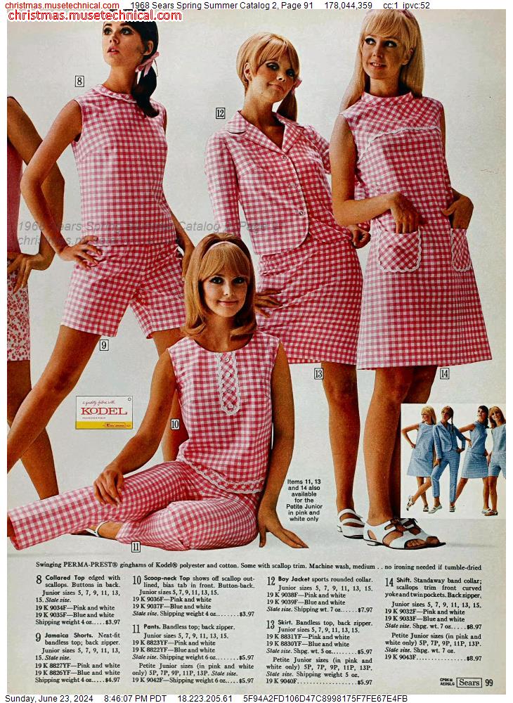 1968 Sears Spring Summer Catalog 2, Page 91
