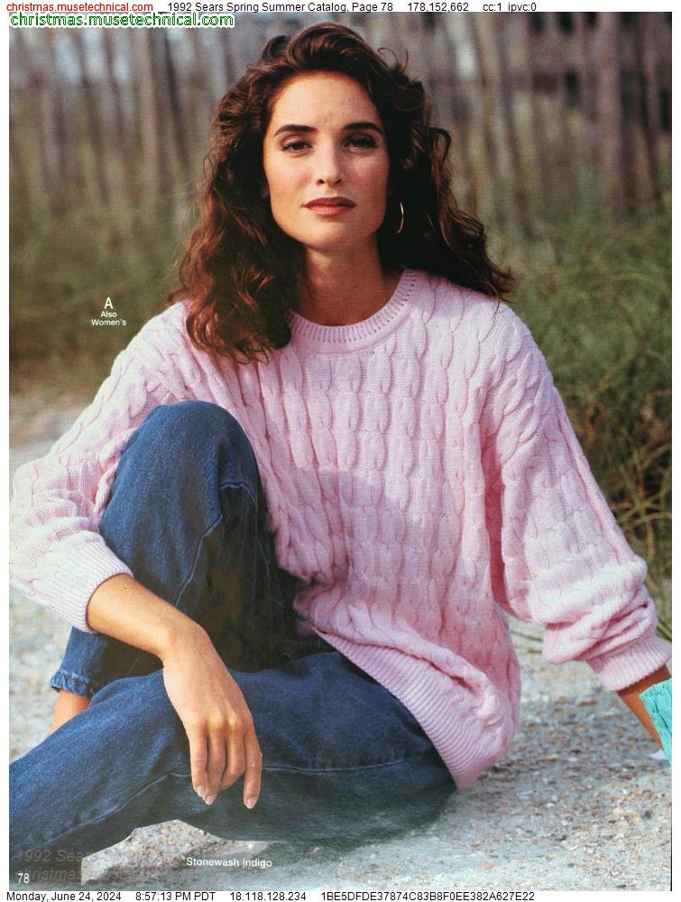 1992 Sears Spring Summer Catalog, Page 78