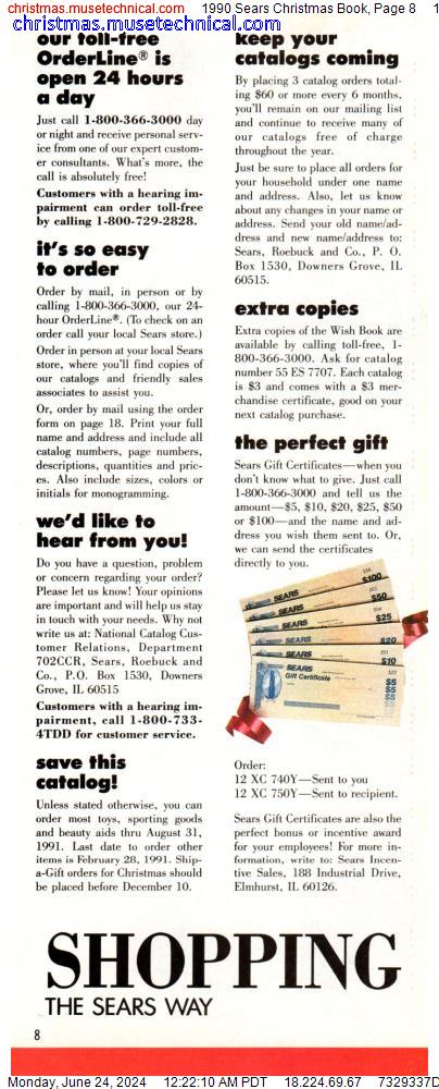 1990 Sears Christmas Book, Page 8