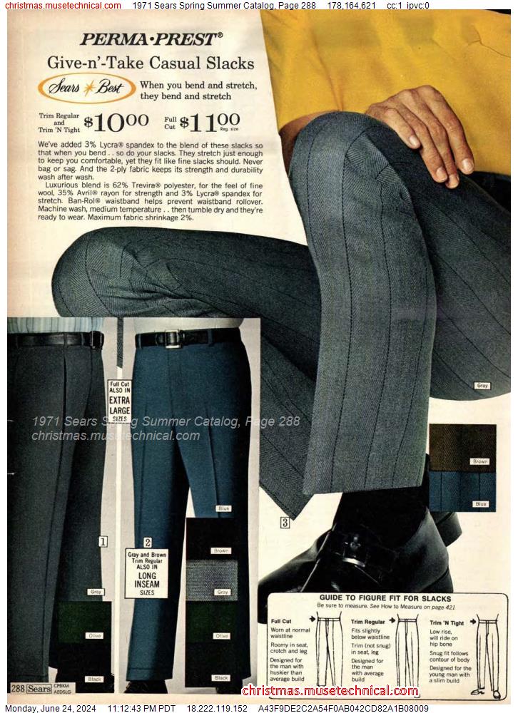 1971 Sears Spring Summer Catalog, Page 288