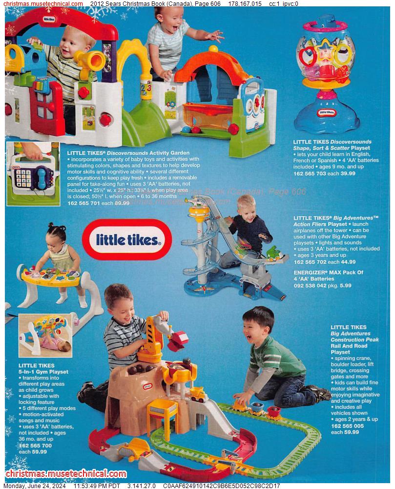 2012 Sears Christmas Book (Canada), Page 606