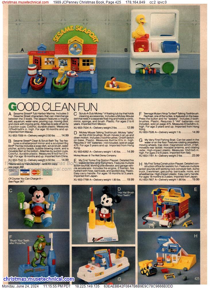 1989 JCPenney Christmas Book, Page 425