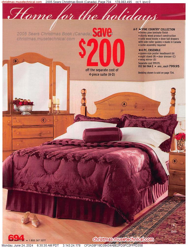2005 Sears Christmas Book (Canada), Page 704