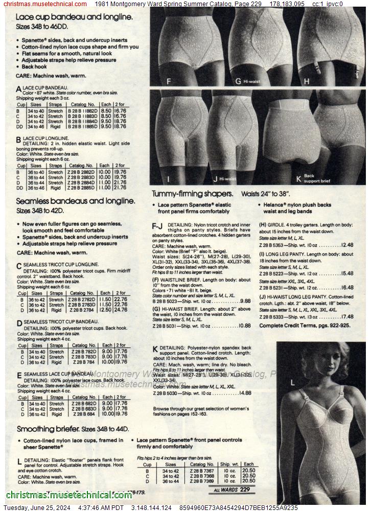 1981 Montgomery Ward Spring Summer Catalog, Page 229