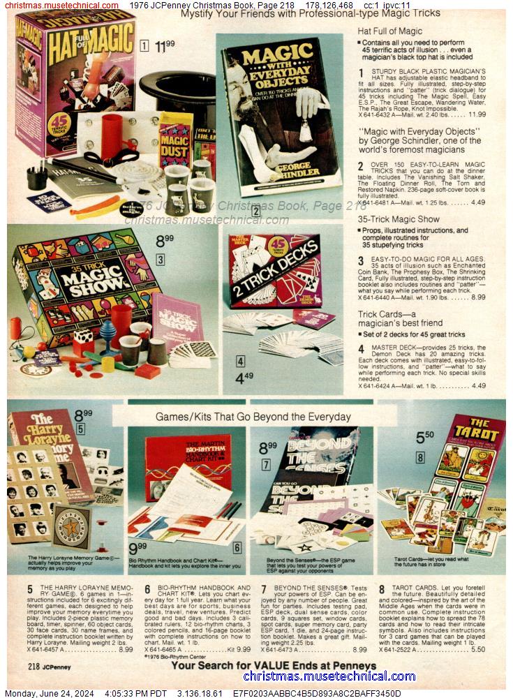 1976 JCPenney Christmas Book, Page 218