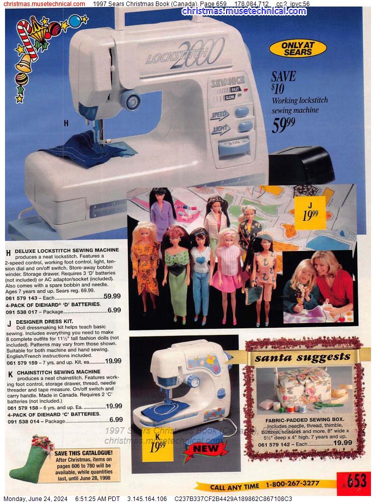 1997 Sears Christmas Book (Canada), Page 659