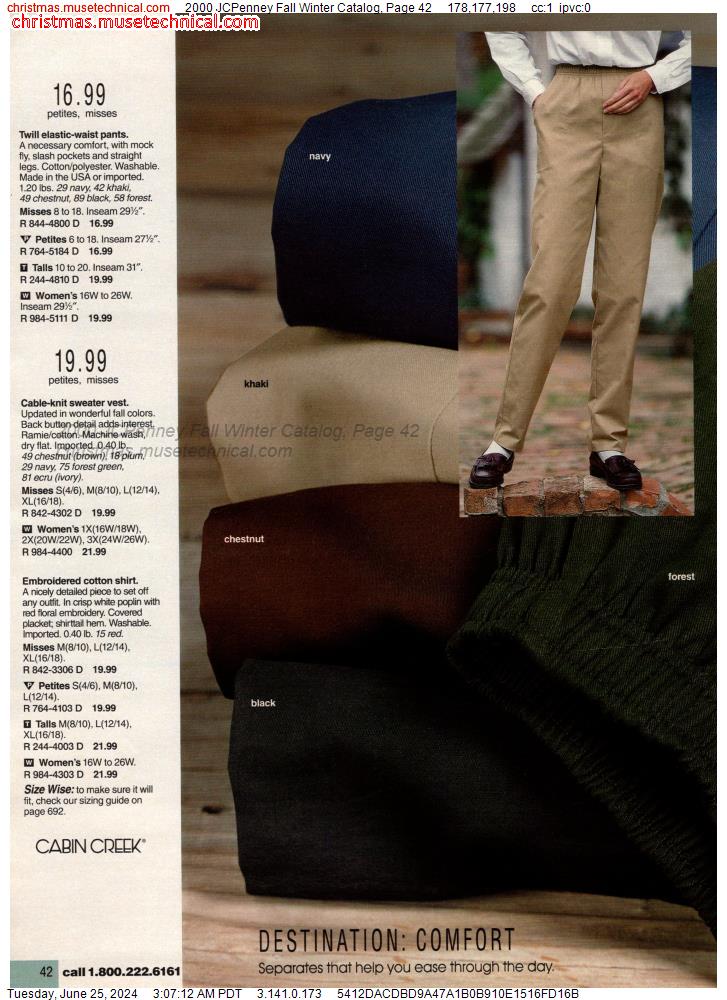 2000 JCPenney Fall Winter Catalog, Page 42