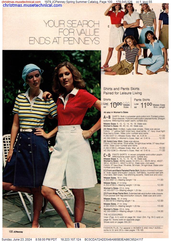 1979 JCPenney Spring Summer Catalog, Page 100