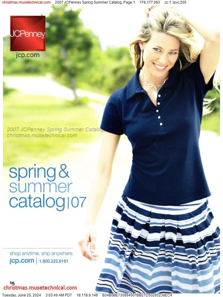 2007 JCPenney Spring Summer Catalog, Page 1