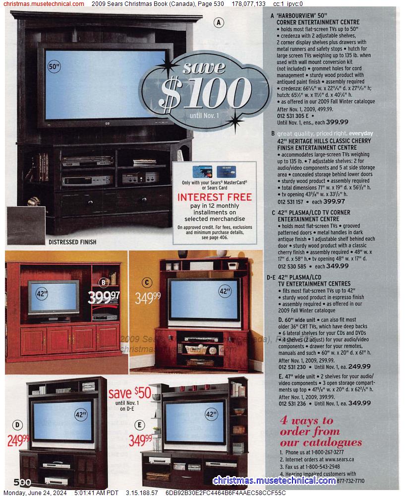 2009 Sears Christmas Book (Canada), Page 530