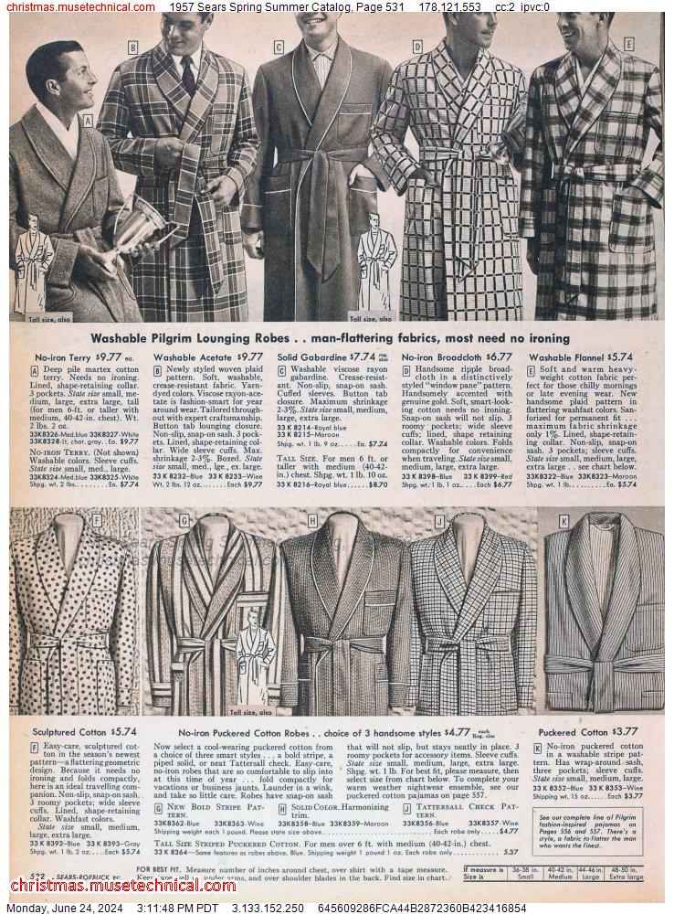 1957 Sears Spring Summer Catalog, Page 531