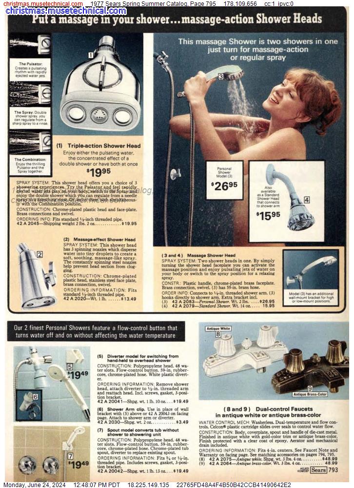 1977 Sears Spring Summer Catalog, Page 795