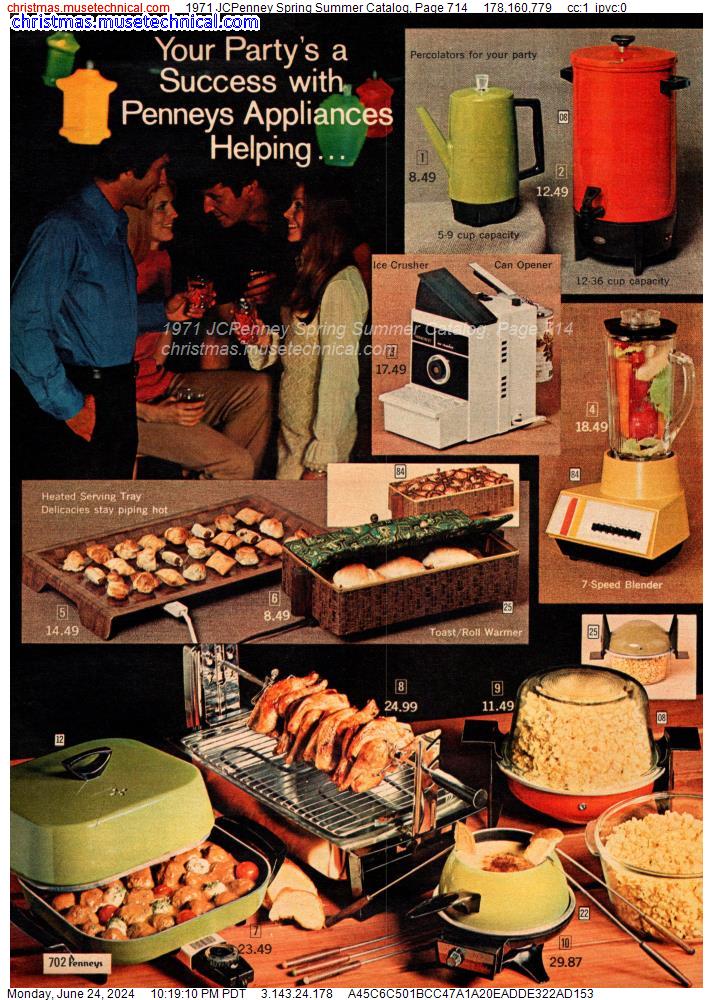 1971 JCPenney Spring Summer Catalog, Page 714