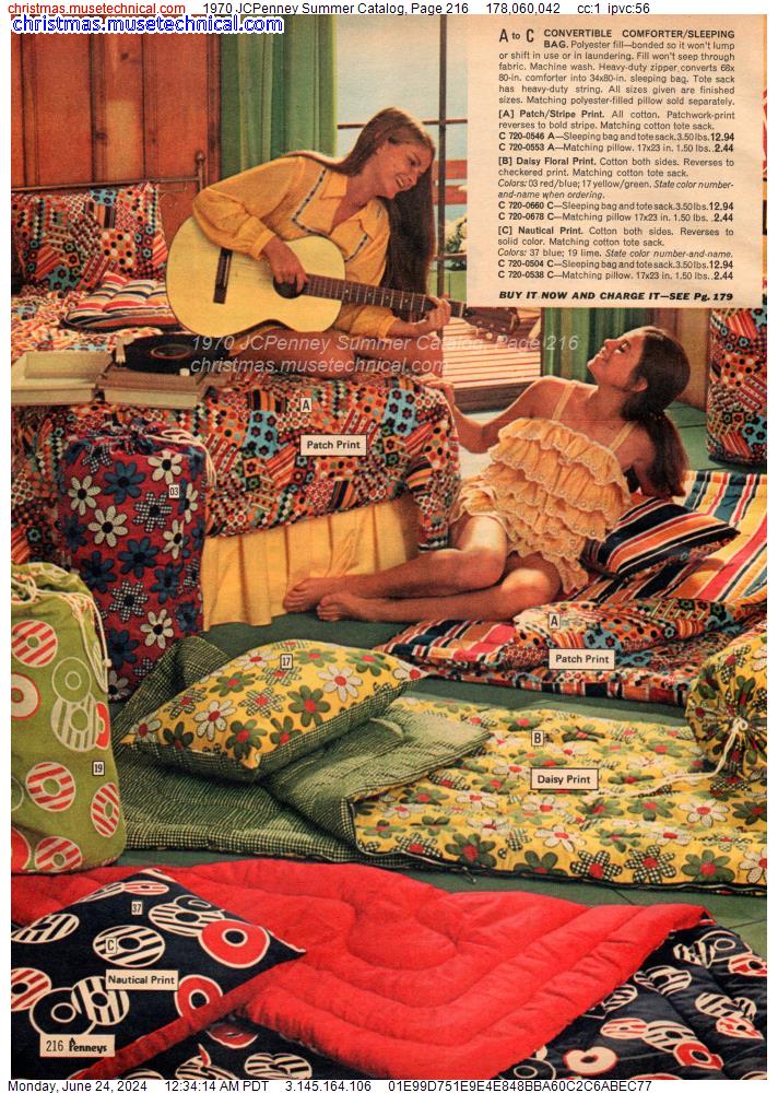 1970 JCPenney Summer Catalog, Page 216
