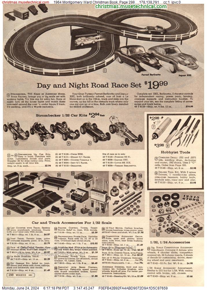 1964 Montgomery Ward Christmas Book, Page 298