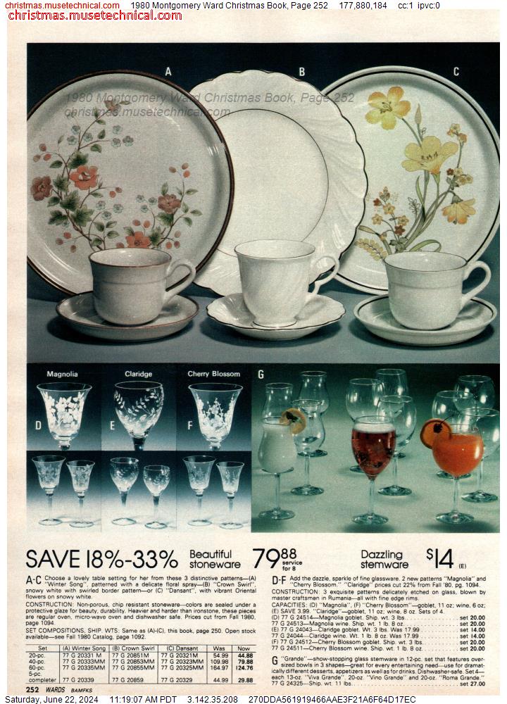 1980 Montgomery Ward Christmas Book, Page 252