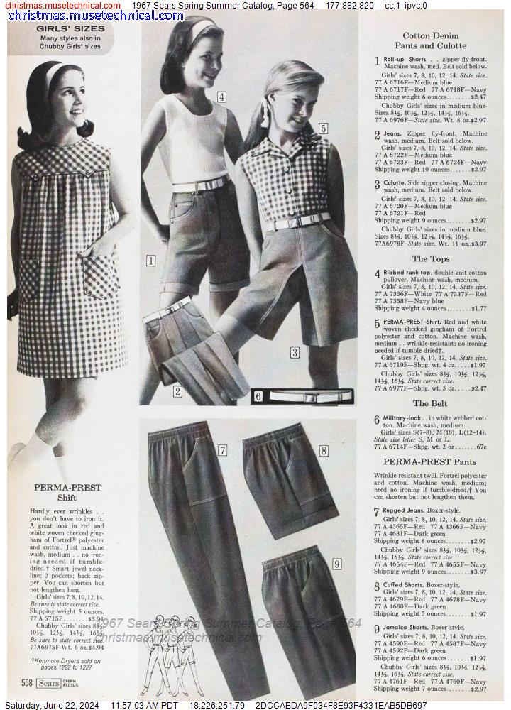 1967 Sears Spring Summer Catalog, Page 564