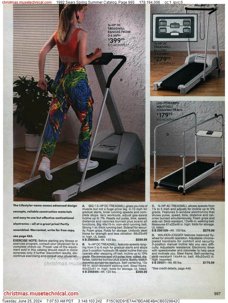 1992 Sears Spring Summer Catalog, Page 995
