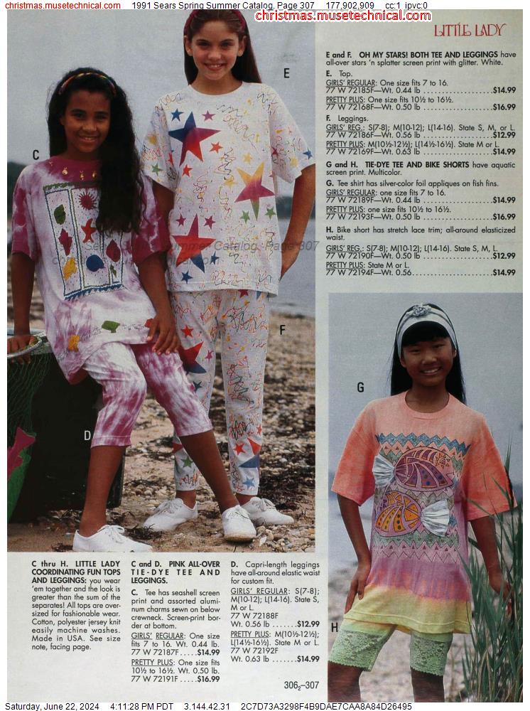 1991 Sears Spring Summer Catalog, Page 307