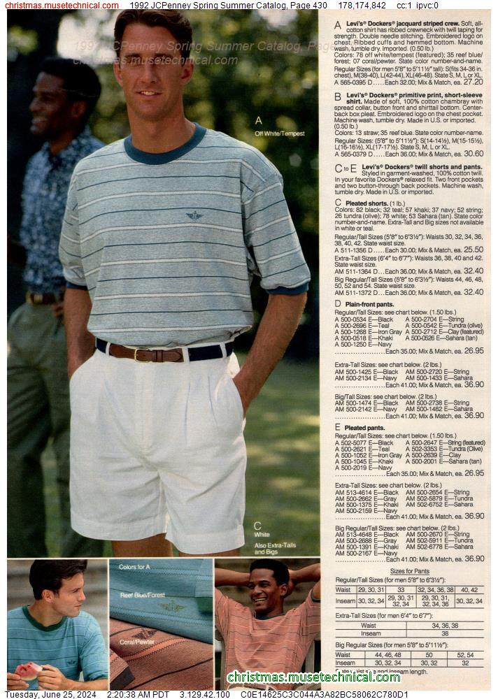 1992 JCPenney Spring Summer Catalog, Page 430