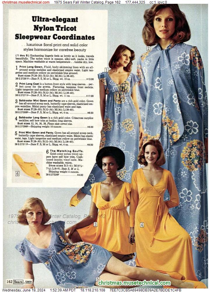 1975 Sears Fall Winter Catalog, Page 162