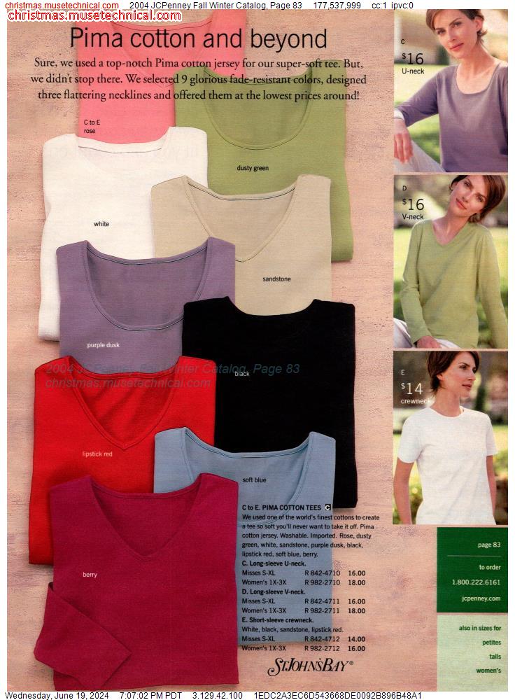 2004 JCPenney Fall Winter Catalog, Page 83