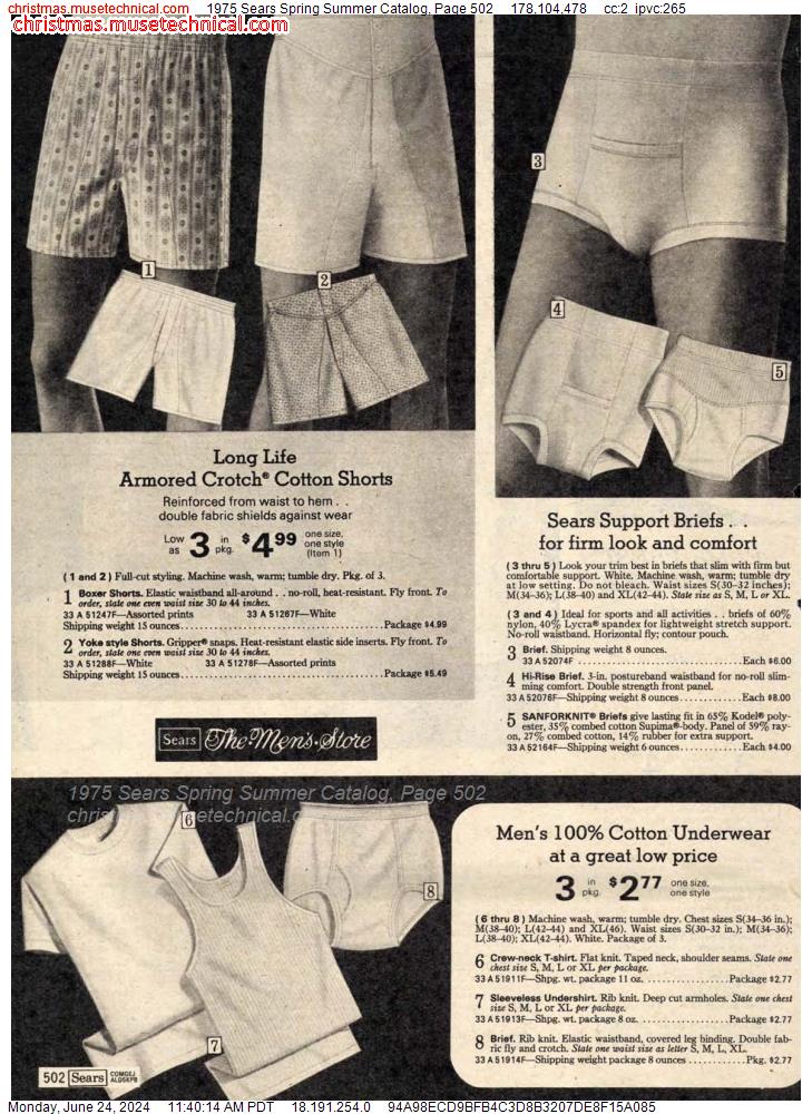 1975 Sears Spring Summer Catalog, Page 502