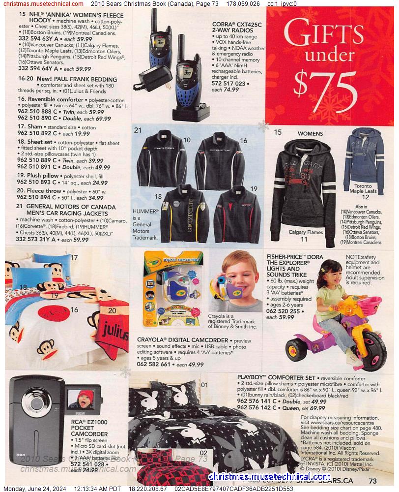 2010 Sears Christmas Book (Canada), Page 73