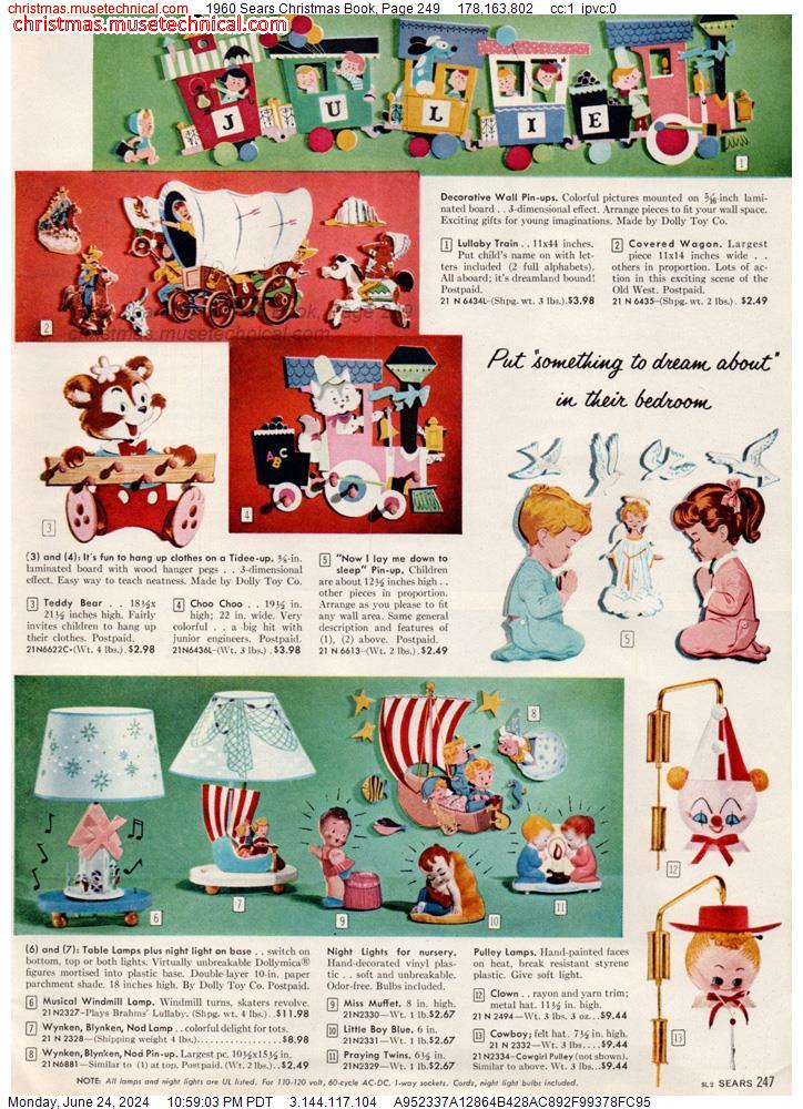 1960 Sears Christmas Book, Page 249