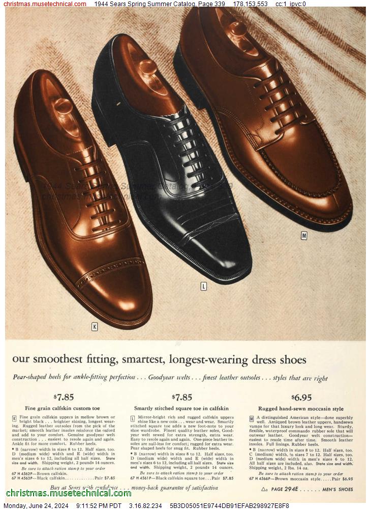 1944 Sears Spring Summer Catalog, Page 339