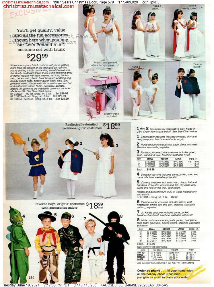 1987 Sears Christmas Book, Page 578
