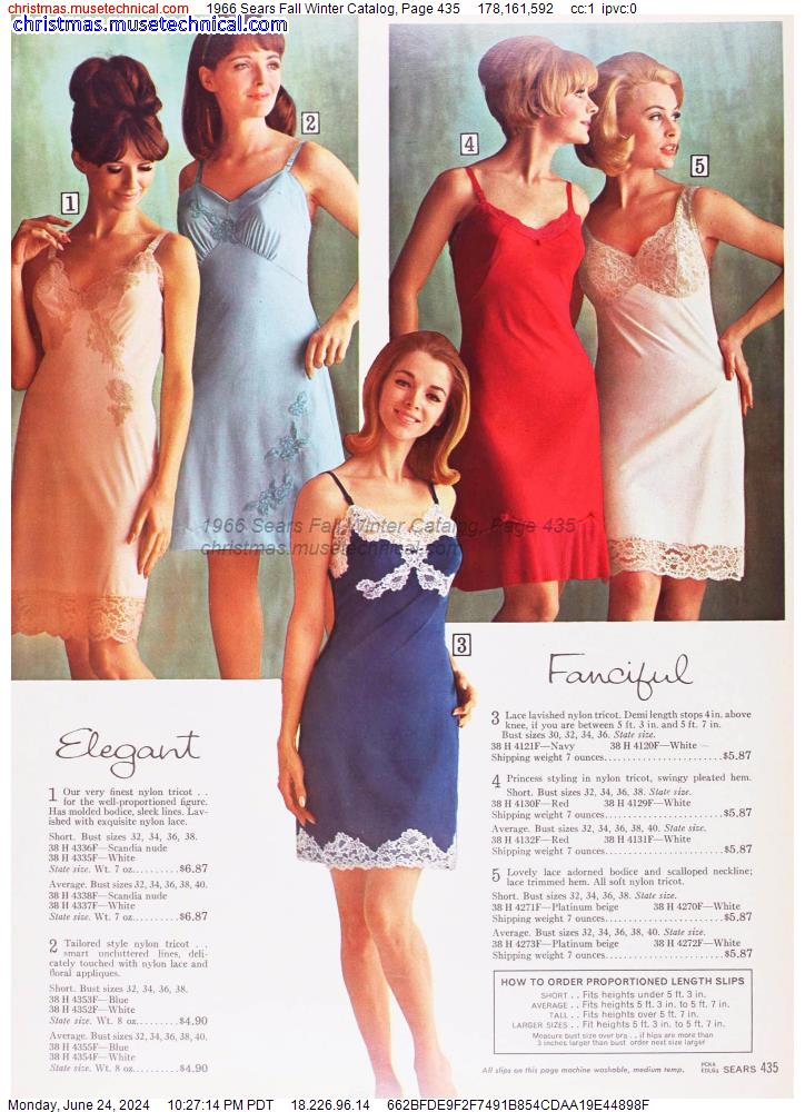 1966 Sears Fall Winter Catalog, Page 435