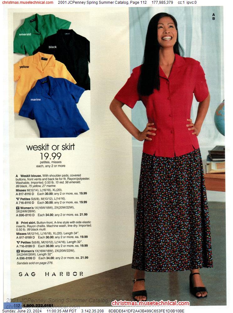 2001 JCPenney Spring Summer Catalog, Page 112