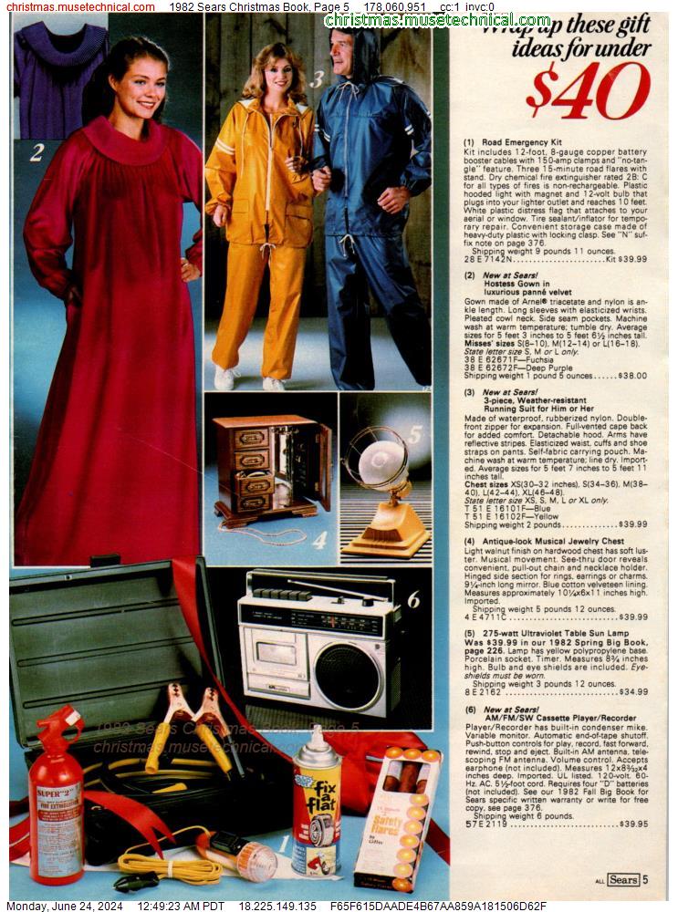 1982 Sears Christmas Book, Page 5