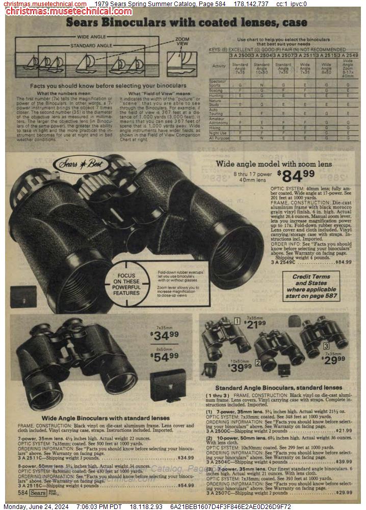 1979 Sears Spring Summer Catalog, Page 584