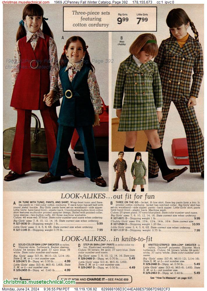 1969 JCPenney Fall Winter Catalog, Page 392