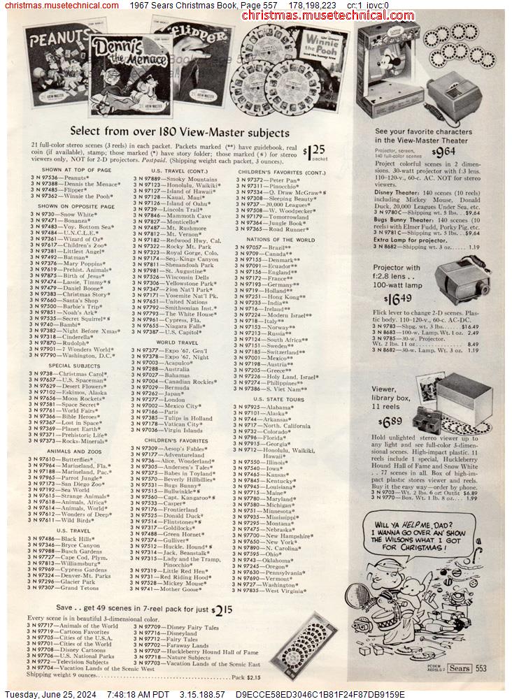 1967 Sears Christmas Book, Page 557
