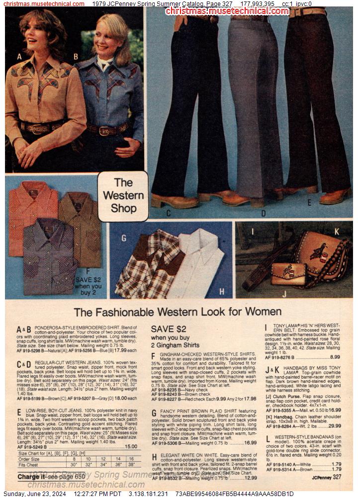 1979 JCPenney Spring Summer Catalog, Page 327
