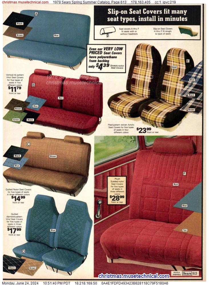 1978 Sears Spring Summer Catalog, Page 613