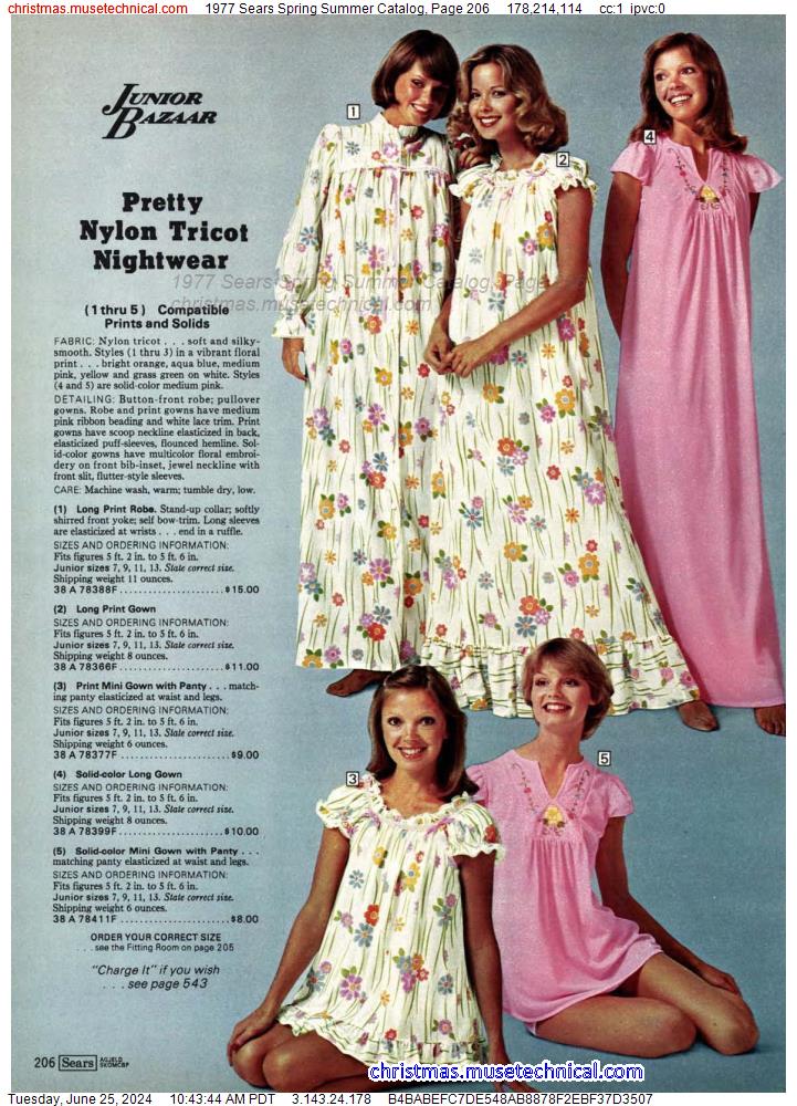 1977 Sears Spring Summer Catalog, Page 206
