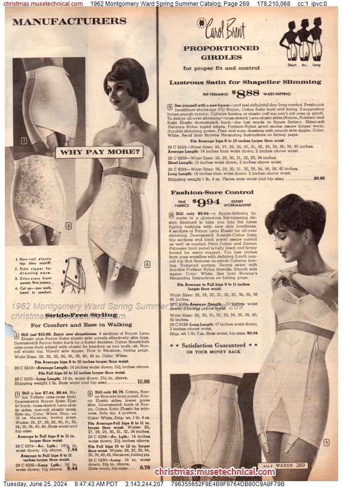 1962 Montgomery Ward Spring Summer Catalog, Page 269