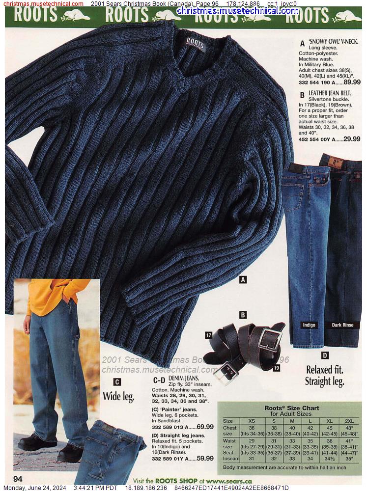 2001 Sears Christmas Book (Canada), Page 96