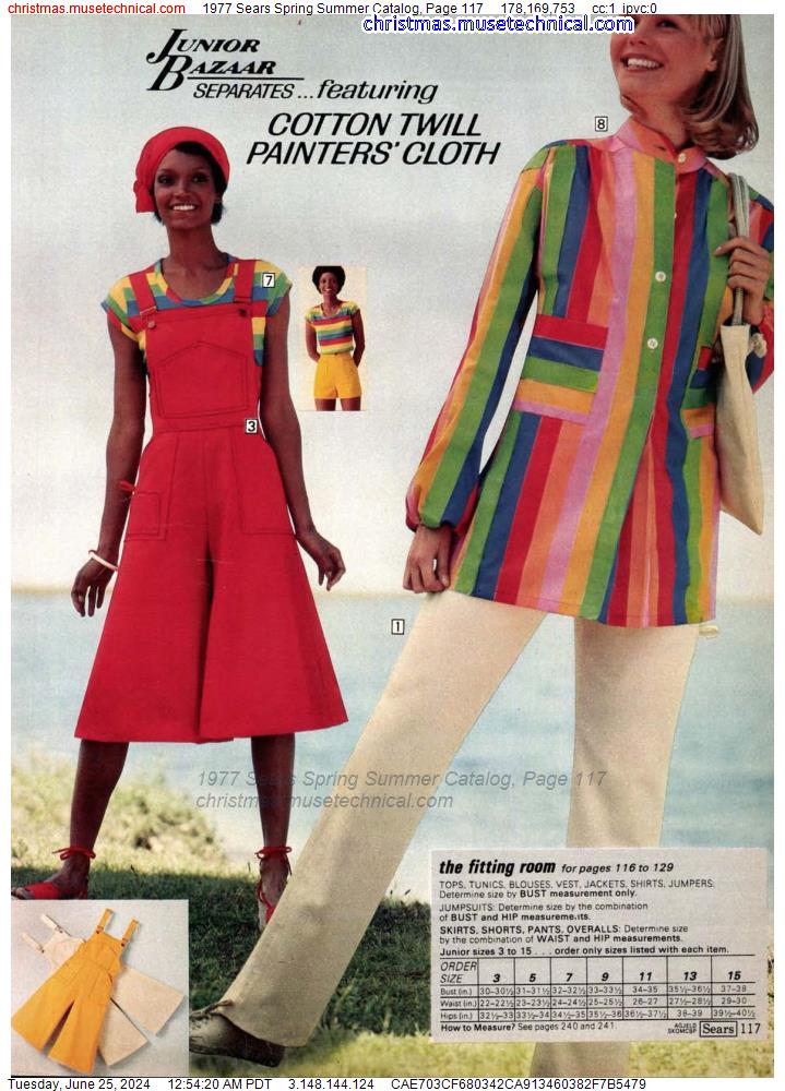 1977 Sears Spring Summer Catalog, Page 117