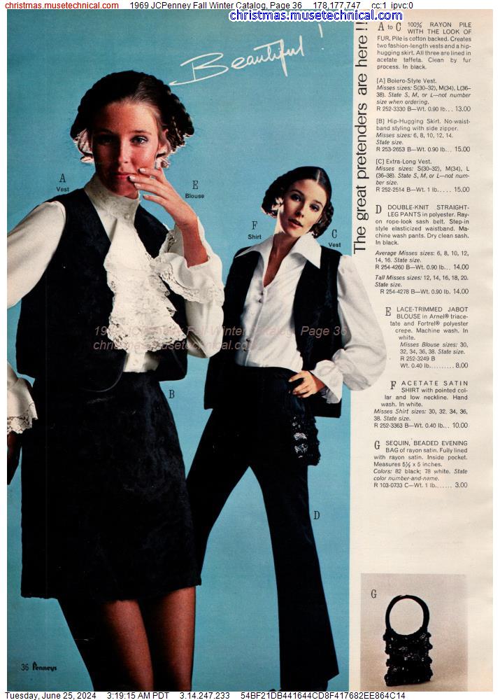 1969 JCPenney Fall Winter Catalog, Page 36